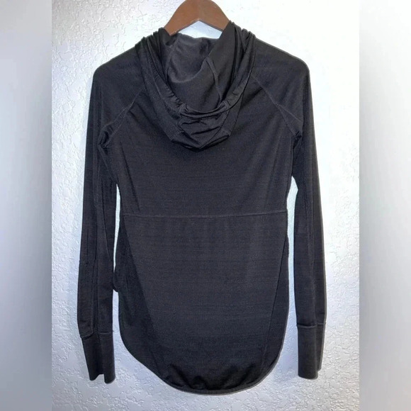 #0075 Athleta Full Zip Hoodie, Black, Size XS - Picture 2 of 9